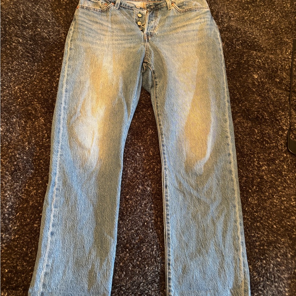 Levi's Light Blue Straight Jeans